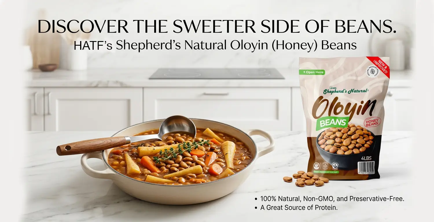 oloyin honey beans 4ib /64 oz stone free, all natural