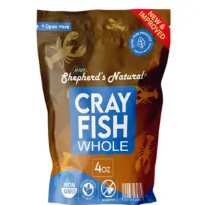 crayfish. dried, whole. 1lb (4oz x 4) bag seasoning