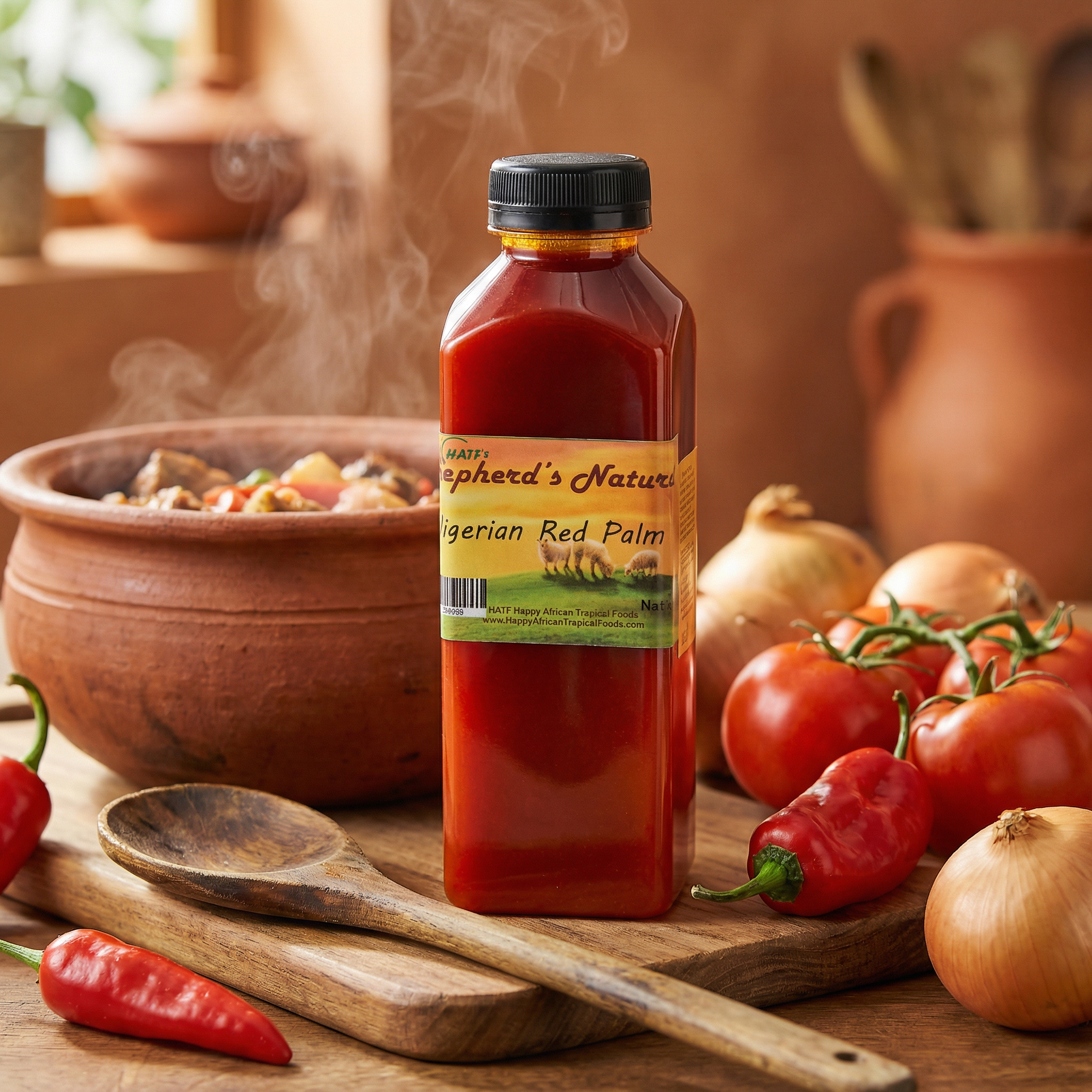product campaign image a bottle of shepherds nature nigerian red palm zh8gxajz