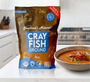 crayfish. dried, ground. 4 oz bag seasoning
