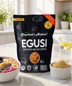 egusi (ground melon seed) 8oz by hatf's shepherd's natural