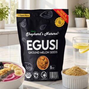 egusi (ground melon seed) 8oz by hatf's shepherd's natural