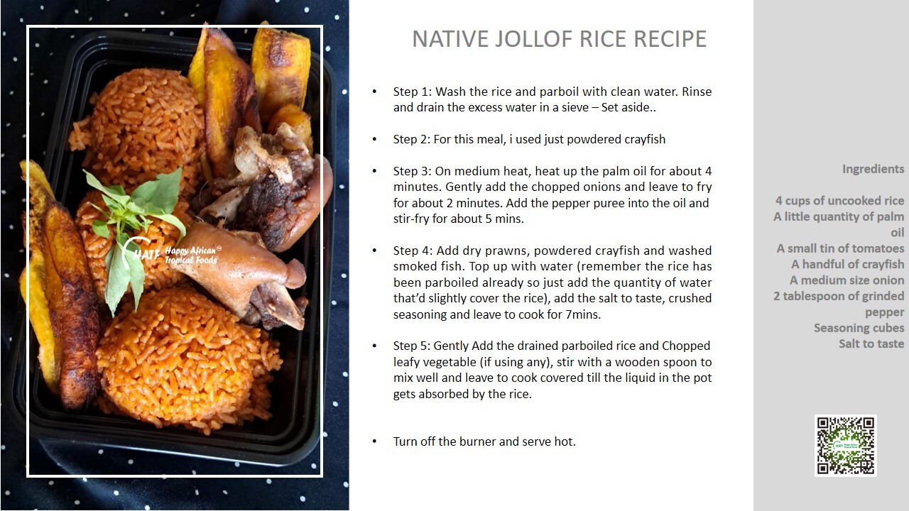 native jollof rice rcipe